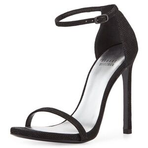 Stuart Weitzman nudist goosebump heel